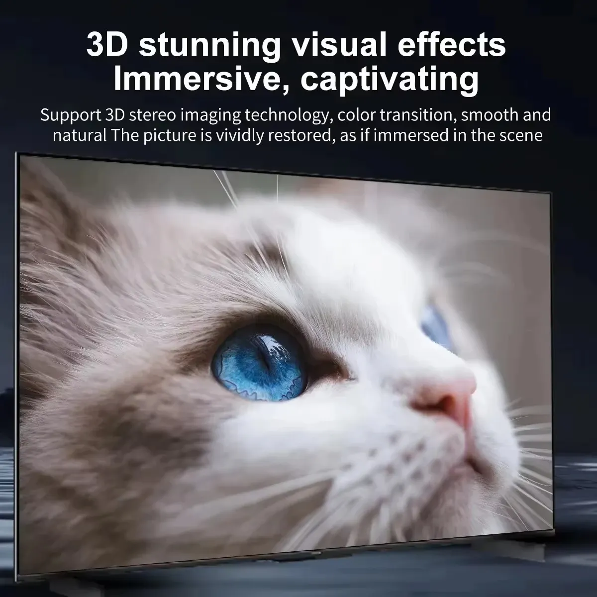 Câble de conversion vidéo HD 4K 60 Hz, USB-C vers HDMI, duplication d'écran pour TV et ordinateur, câble de projection tressé 2 mètres 3