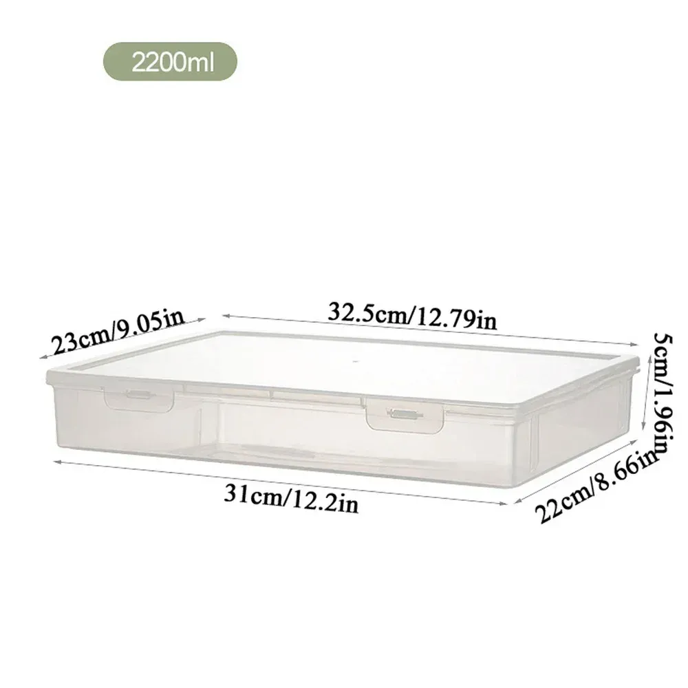 Boîte de rangement transparente pour bureau