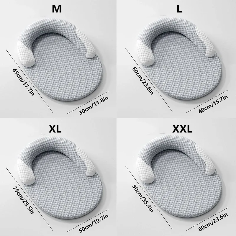 Coussin rafraîchissant ovale pour animaux de compagnie, tapis d'été respirant pour chiens et chats, toutes tailles 3