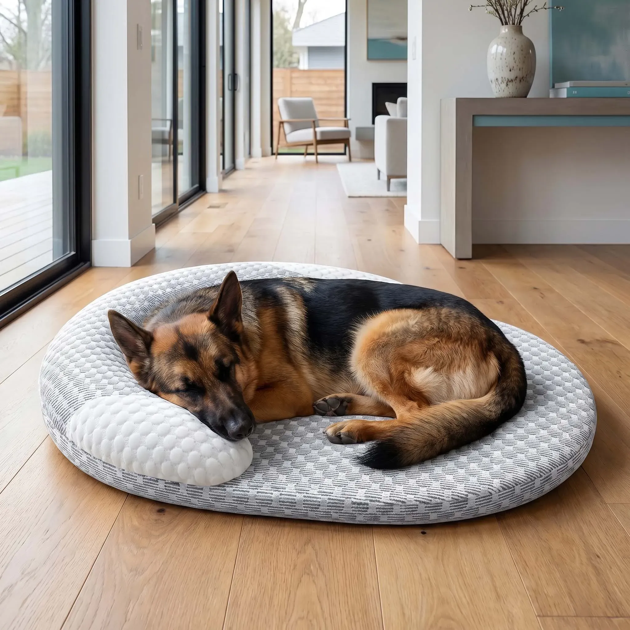 Coussin rafraîchissant ovale pour animaux de compagnie, tapis d'été respirant pour chiens et chats, toutes tailles 6