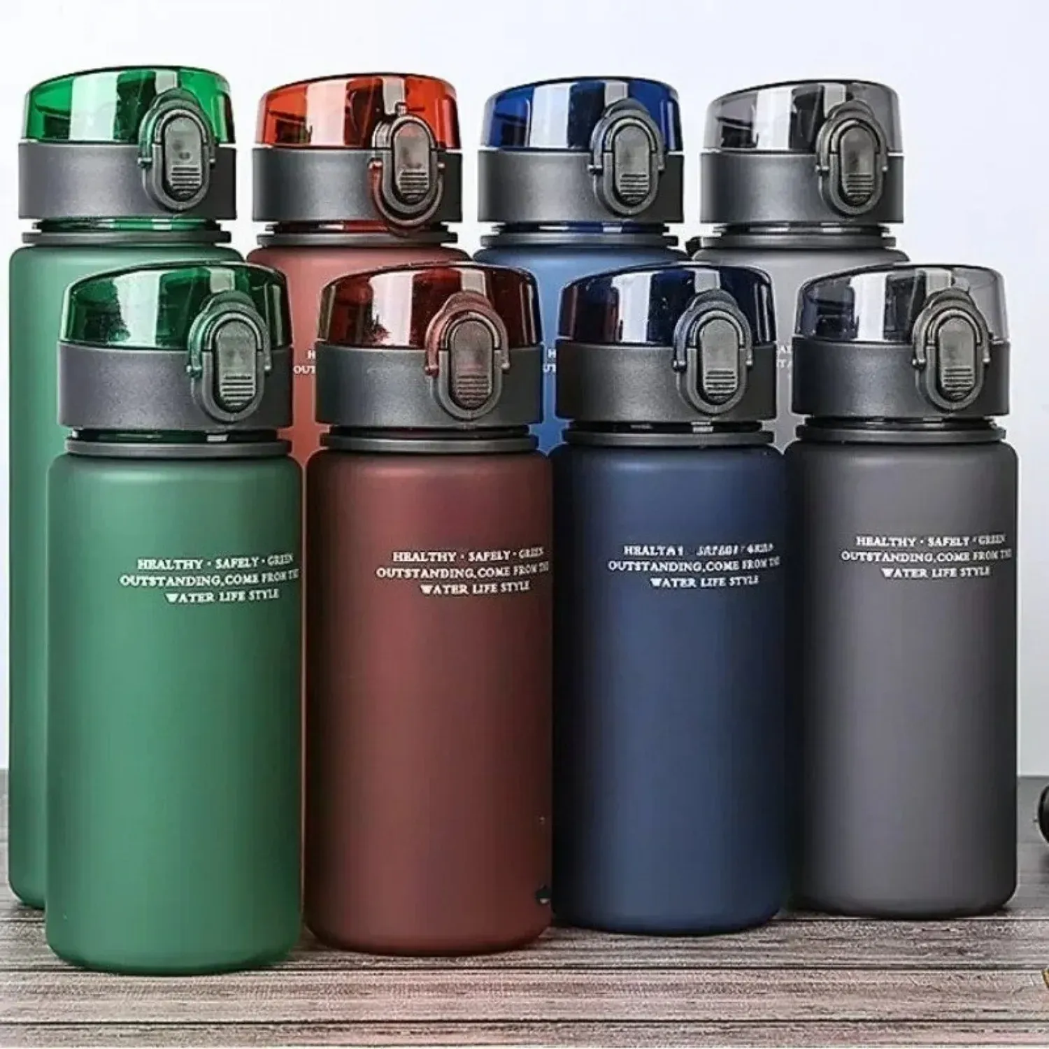 Gourde de sport étanche et portable pour les voyages et la randonnée, 400 ml et 560 ml - Image 1