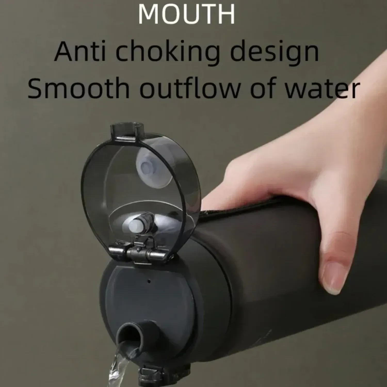Gourde de sport étanche et portable pour les voyages et la randonnée, 400 ml et 560 ml 3