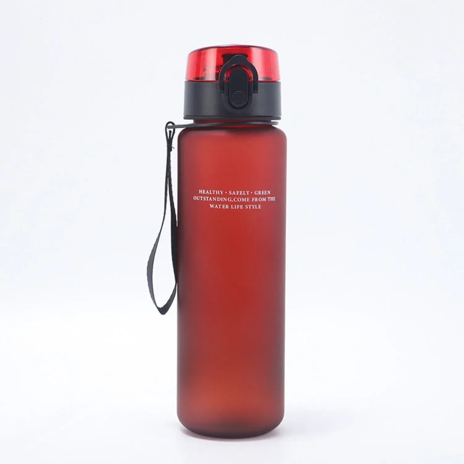 Bouteille d'eau de sport sous différents angles