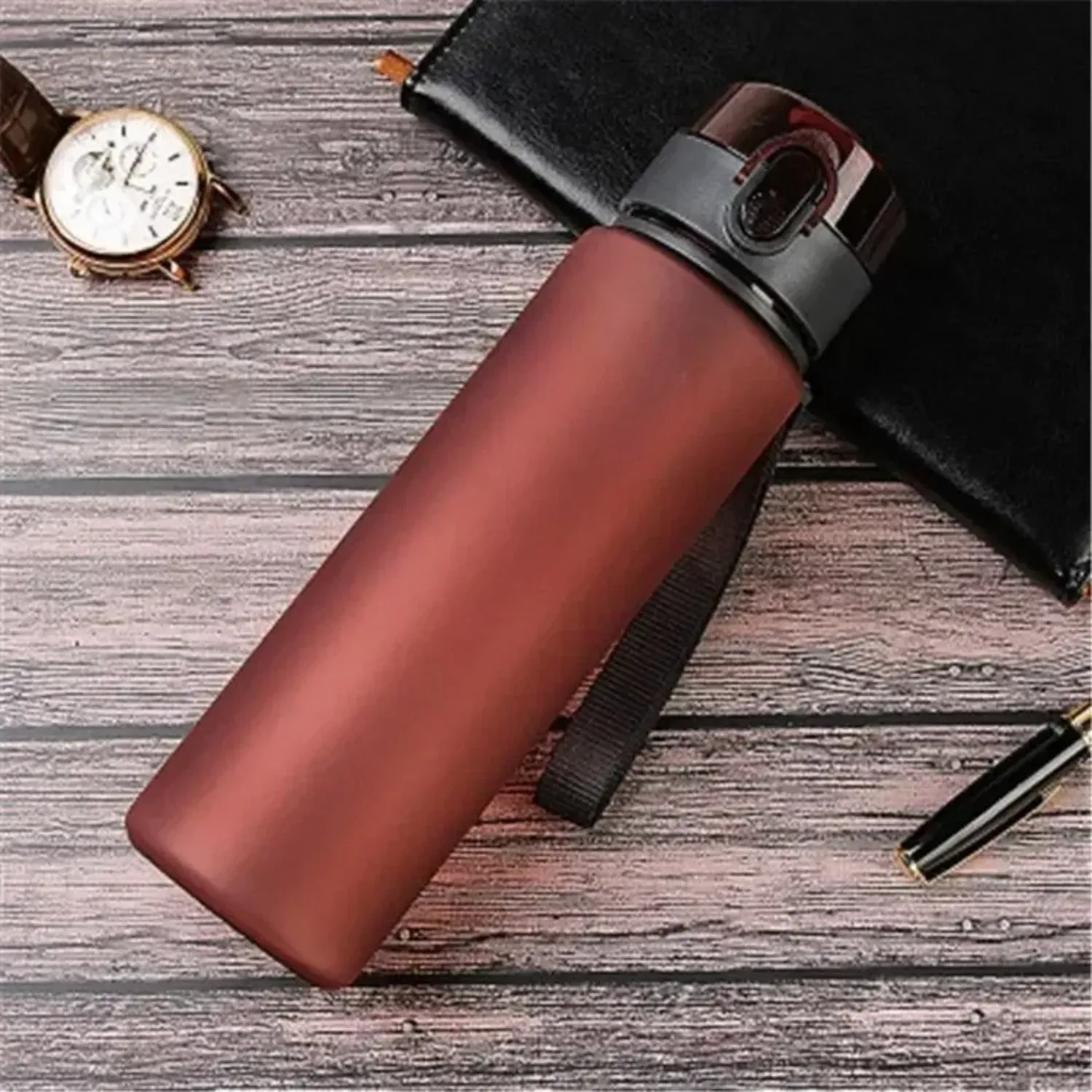 Gourde de sport étanche et portable pour les voyages et la randonnée, 400 ml et 560 ml 10