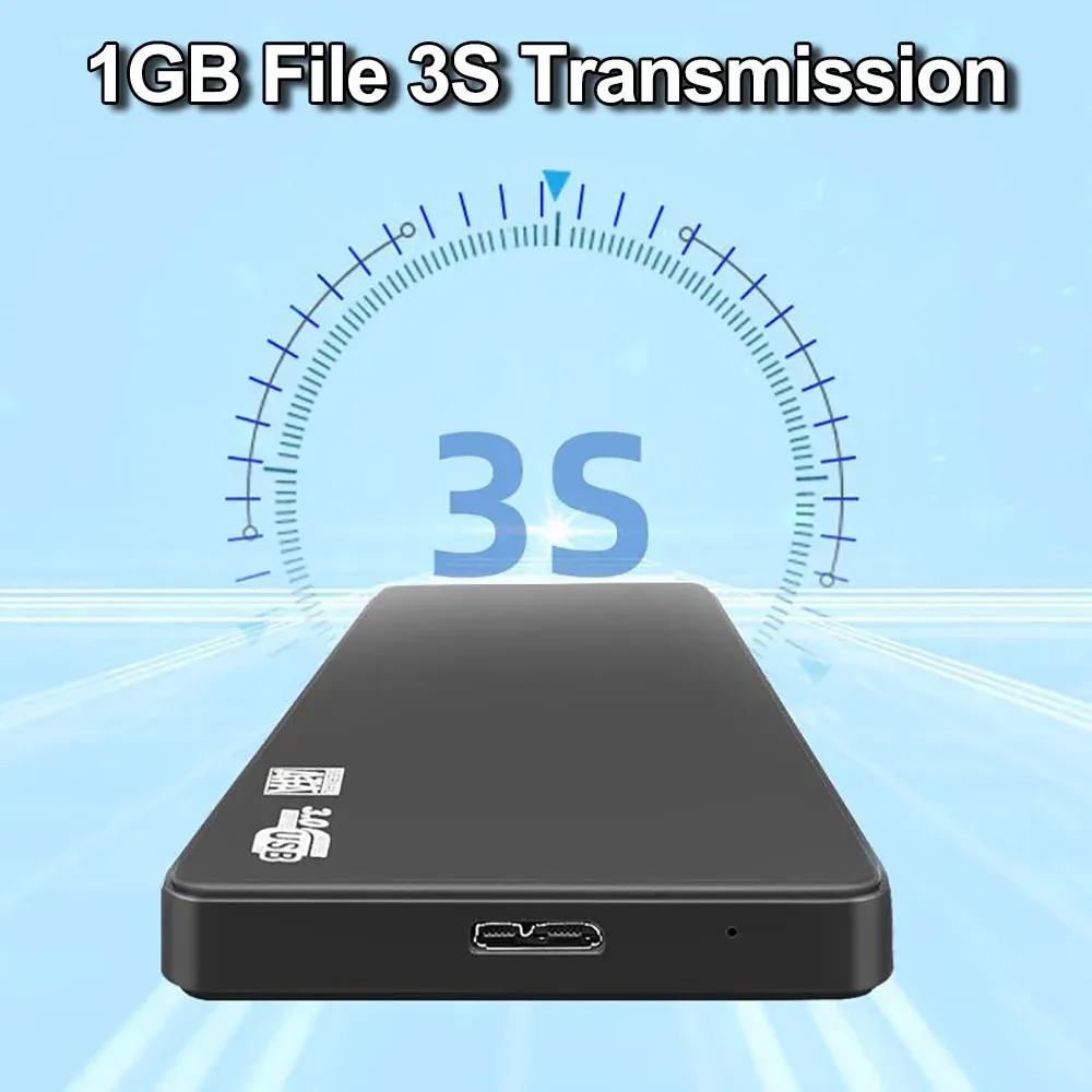 Boîtier USB 3.0 pour disque dur 2,5 pouces SATA et SSD, débit de transfert 5 Gbps, boîtier externe portable pour ordinateur portable 4