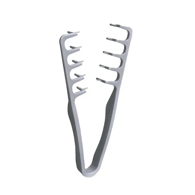 Peigne volumisant à dents larges au style coréen pour hommes, idéal pour dompter les mèches rebelles et les franges 9