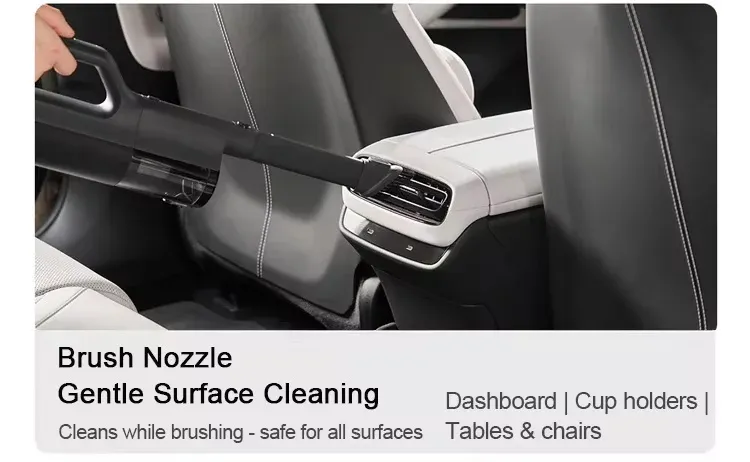 Aspirateur de voiture Xiaomi, en situation