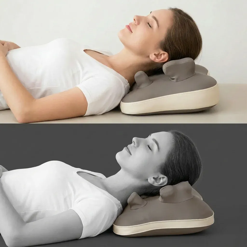 Oreiller masseur pour la nuque et les épaules