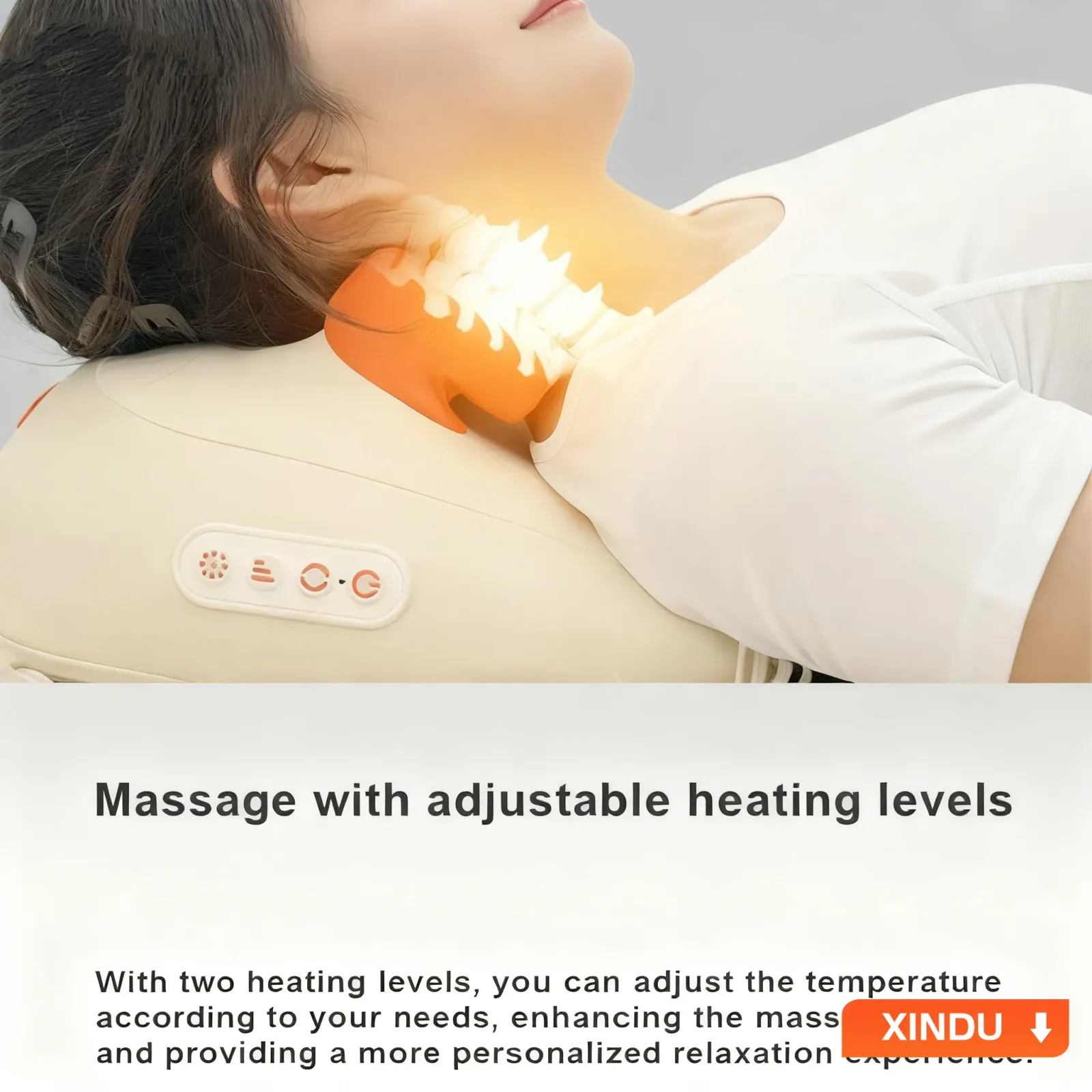 Oreiller masseur au bureau