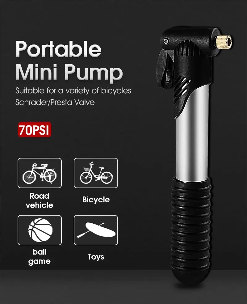 Mini pompe à vélo WEST BIKING, vue 1