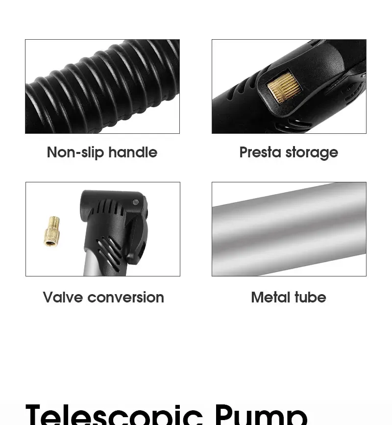 Mini pompe à vélo WEST BIKING, vue 5