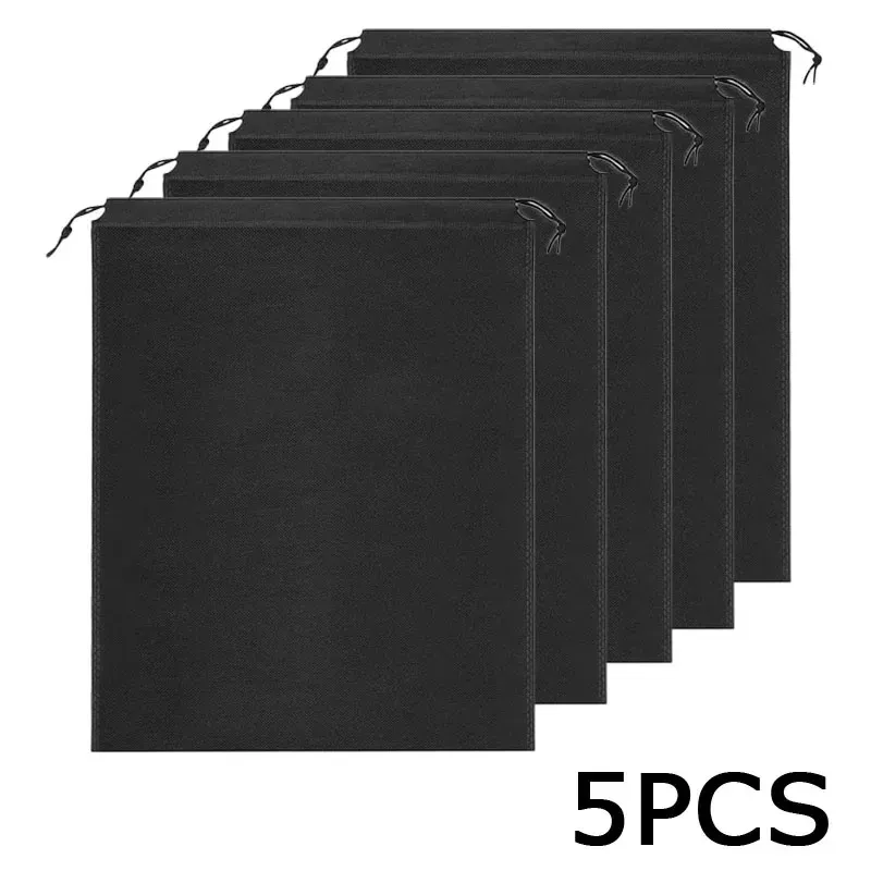 Pochette de voyage pour chaussures en non-tissé, sac de rangement portable à cordon, organisateur d'accessoires de voyage, sac à cordon haut 9