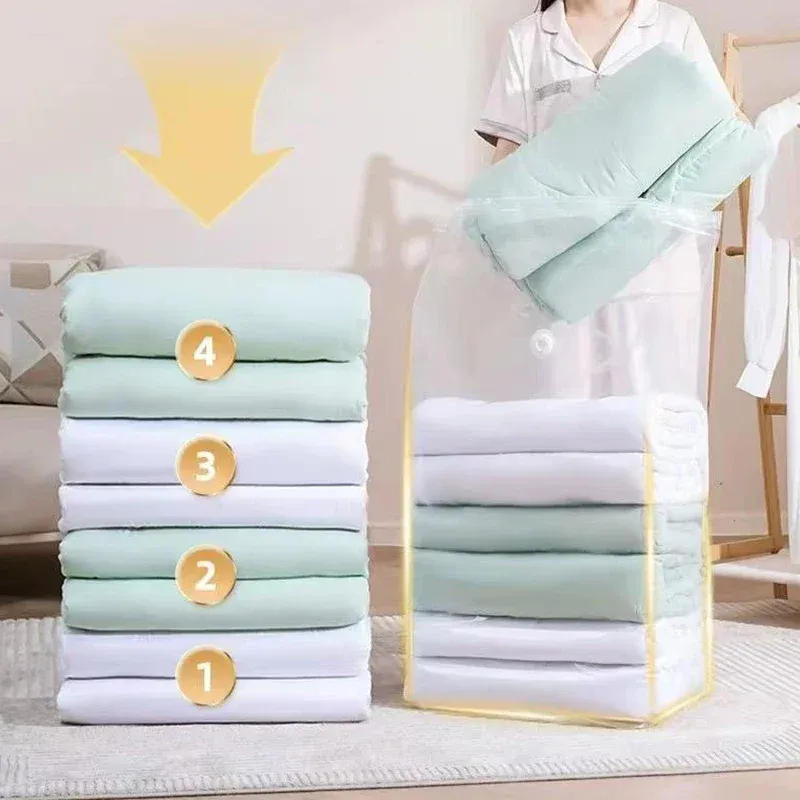 Sac de rangement sous vide pour vêtements de saison