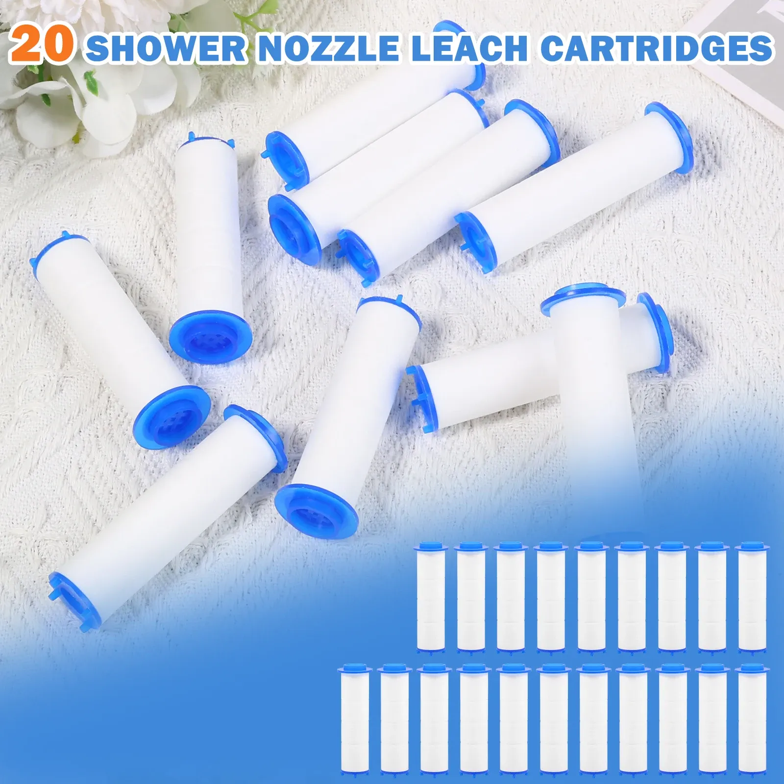 Cartouche filtrante en coton PP pour pommeau de douche