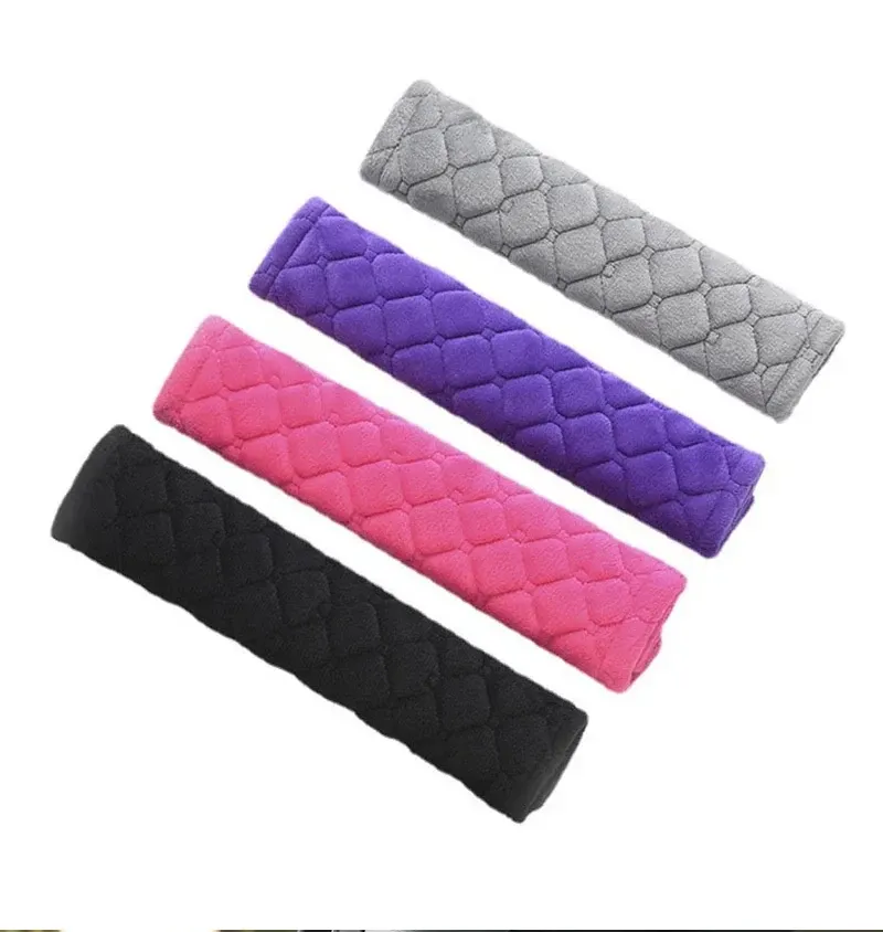 Couvre-épaule de ceinture de sécurité en velours doux