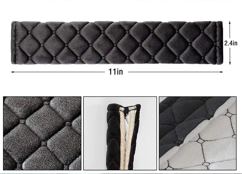 Couvre-épaule de ceinture de sécurité, détail du tissu