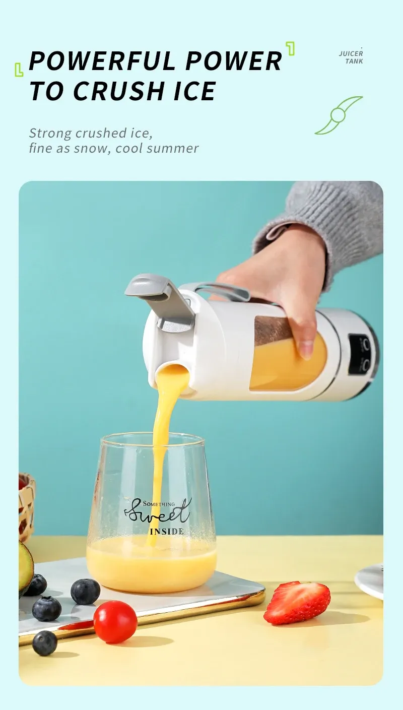 Blender portable en mouvement