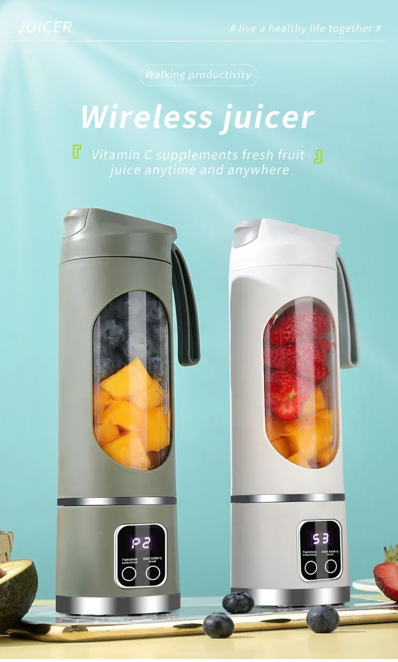 Blender portable en situation d'utilisation