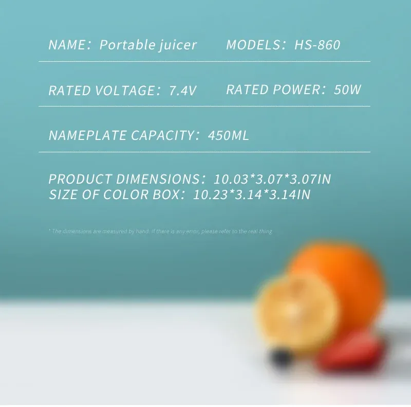 Blender portable pratique à transporter