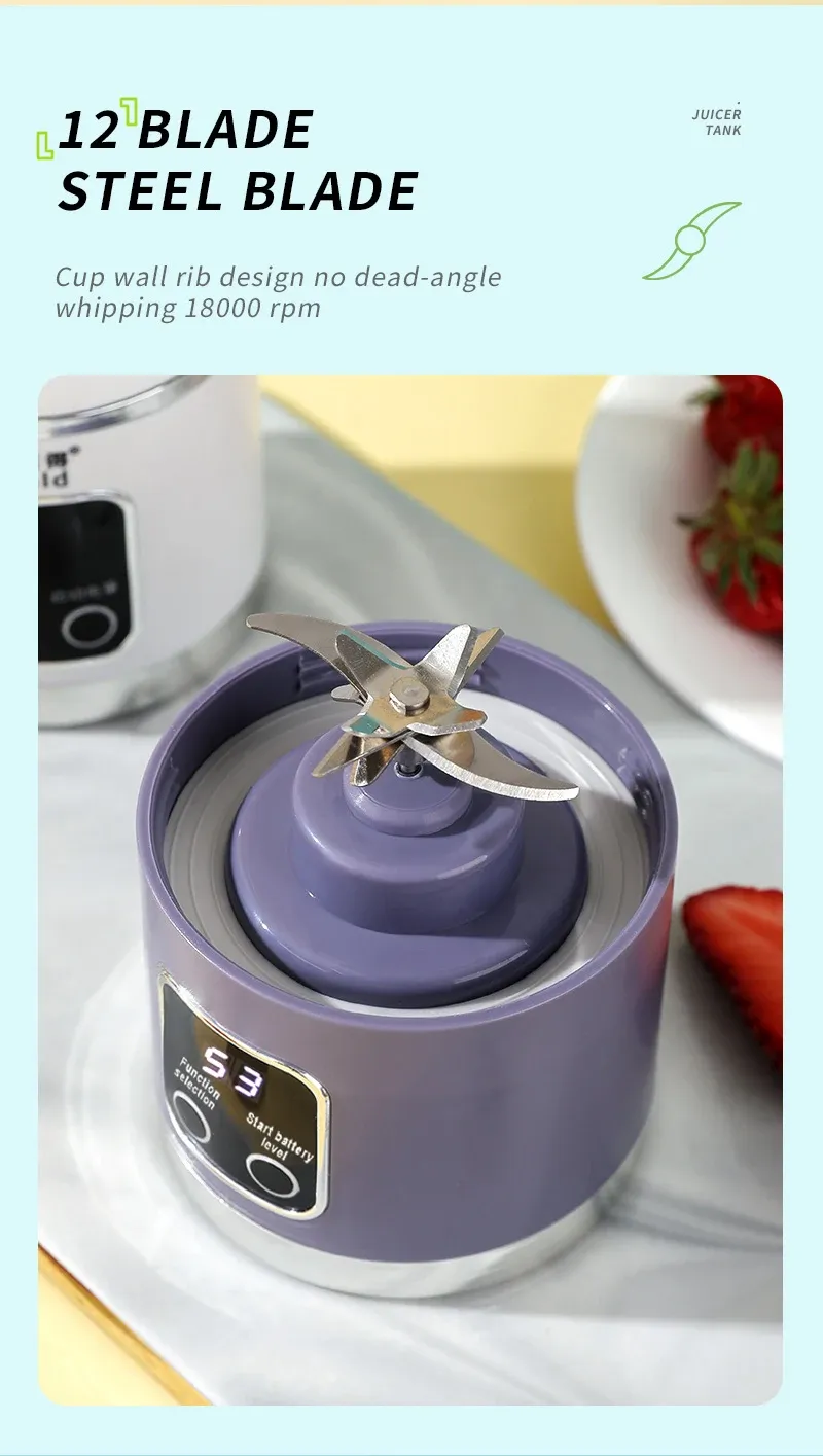 Blender portable en cuisine