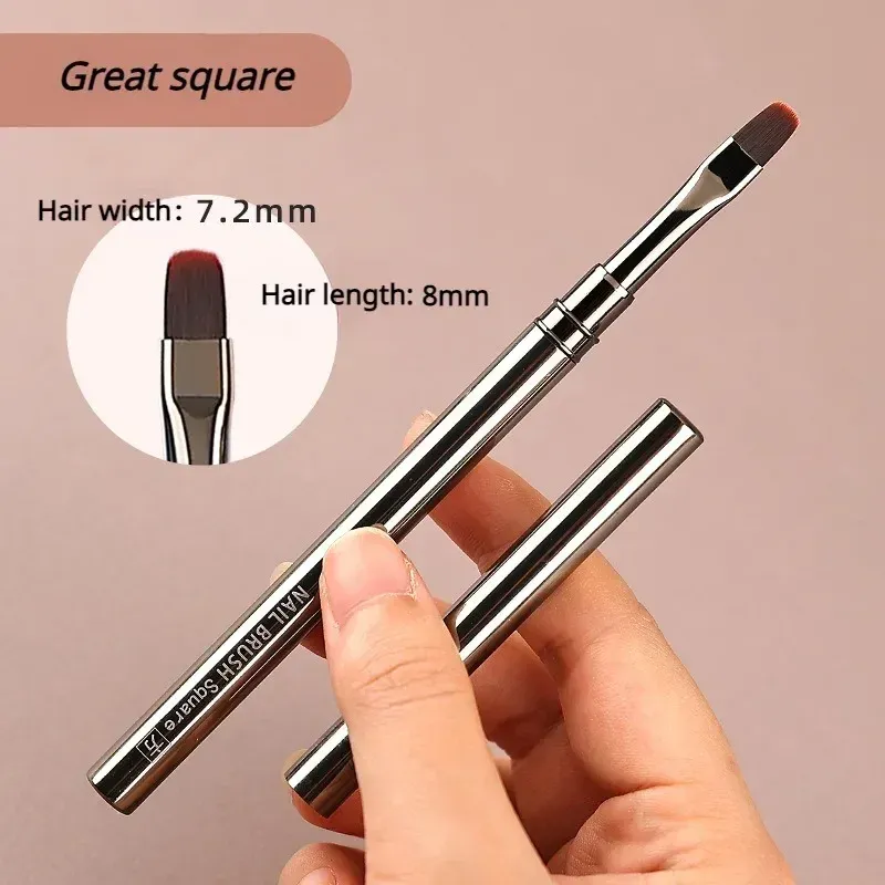 Pinceaux à rayures pour ongles, tailles 6, 9, 12, 15, 18 et 25 mm 15