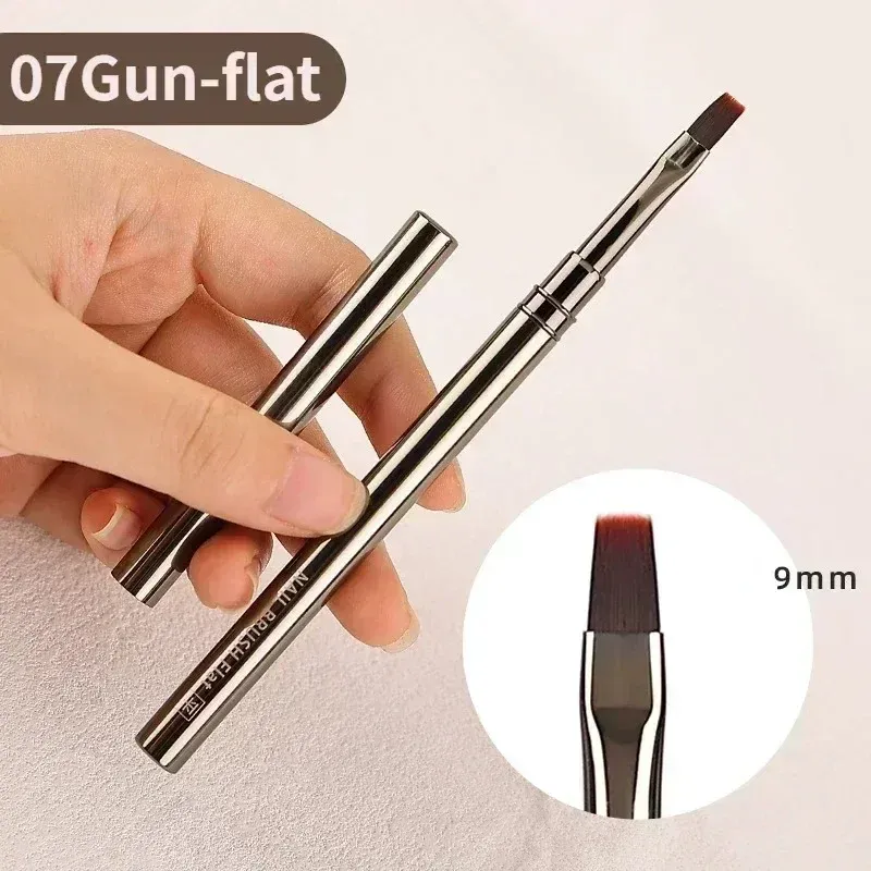 Pinceaux à rayures pour ongles, tailles 6, 9, 12, 15, 18 et 25 mm 14