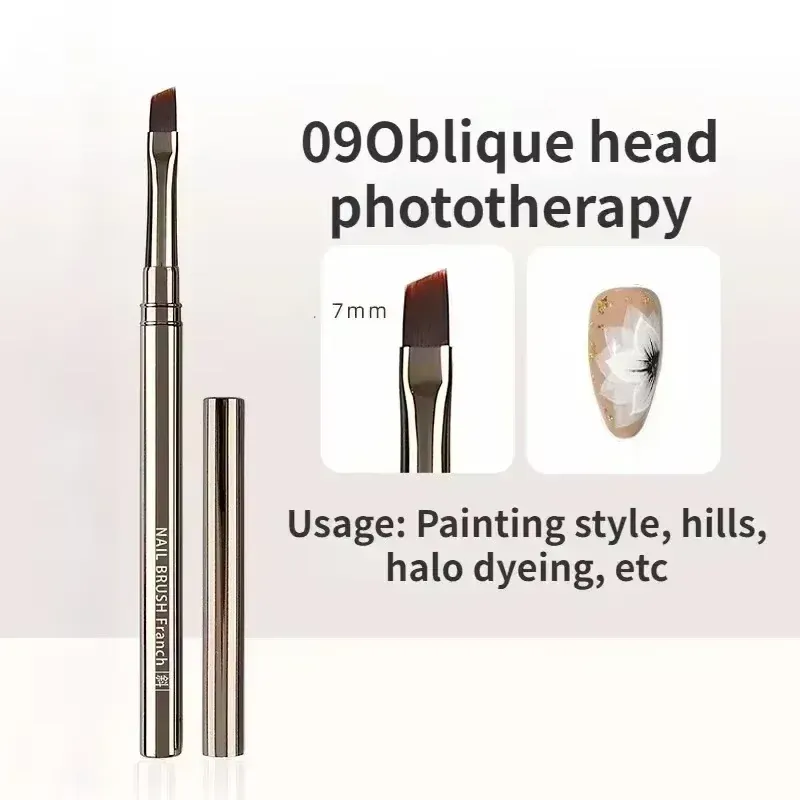 Pinceaux à rayures pour ongles, tailles 6, 9, 12, 15, 18 et 25 mm 20