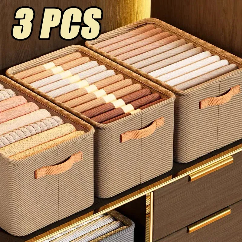 Armoire de rangement épaisse pour vêtements avec boîte de rangement pour jeans et organisateurs de garde-robe