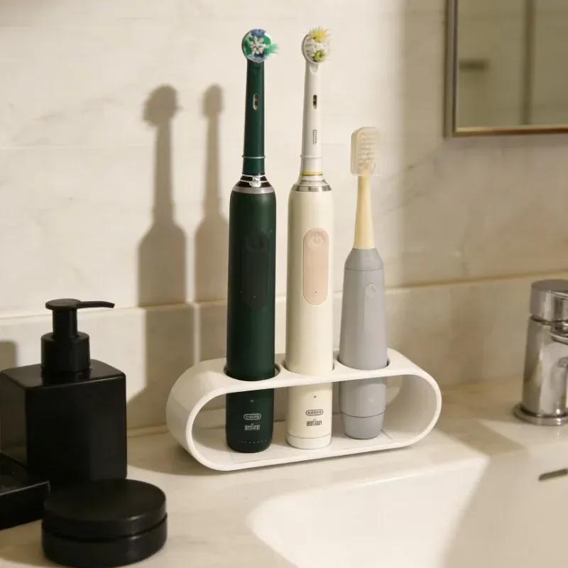 Détail du rangement du support pour brosses à dents