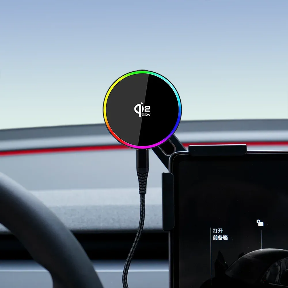 Charge sans fil magnétique en action