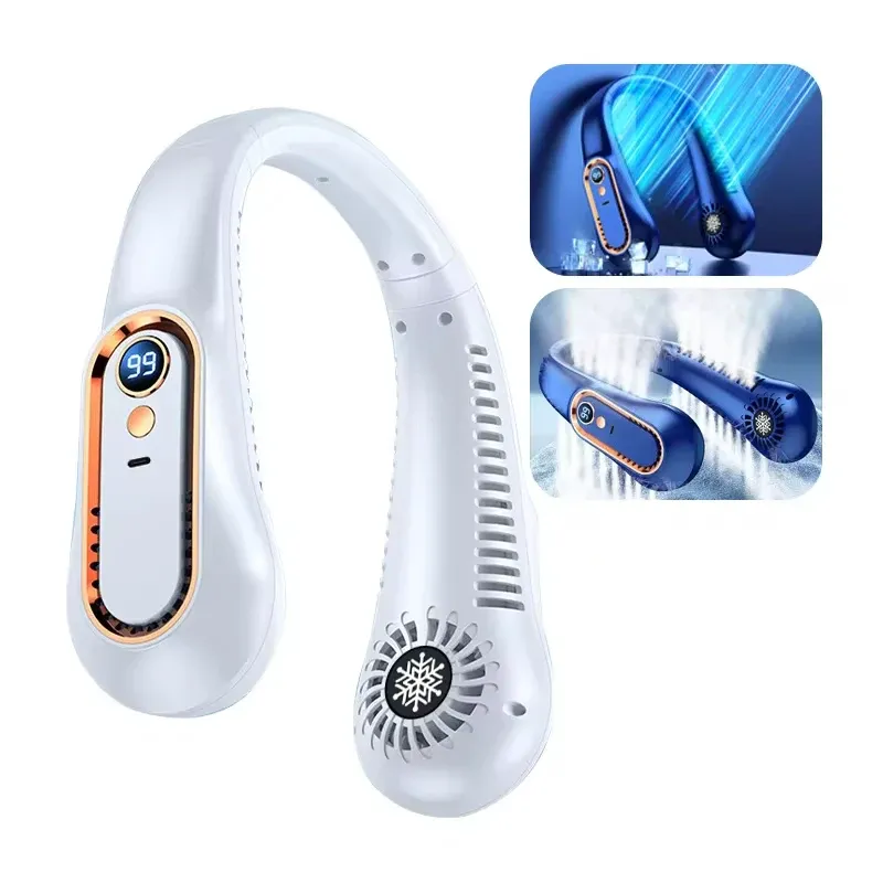 Ventilateur portable sans pales, recharge USB