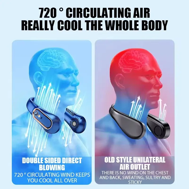 Ventilateur portable sans pales, détail du design