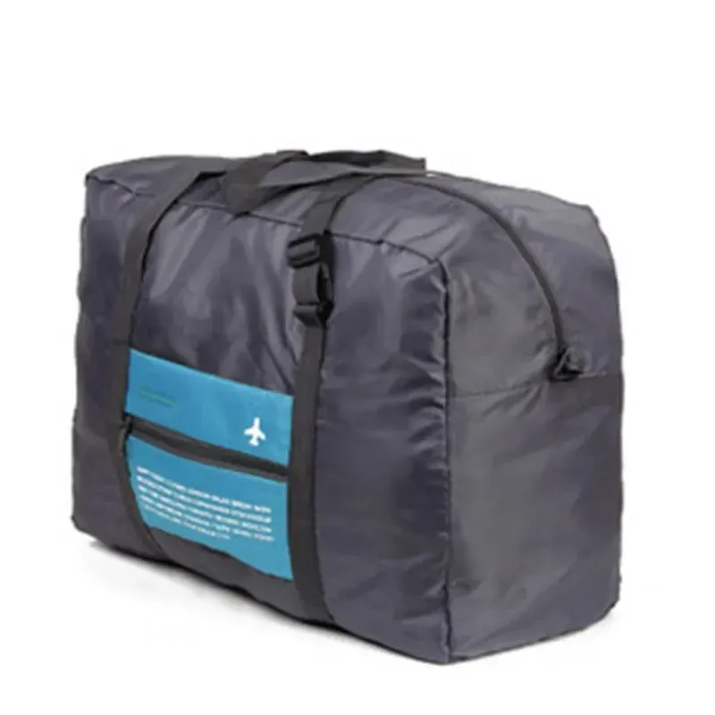 Sac de voyage étanche grande capacité en nylon, pliable, mixte 9