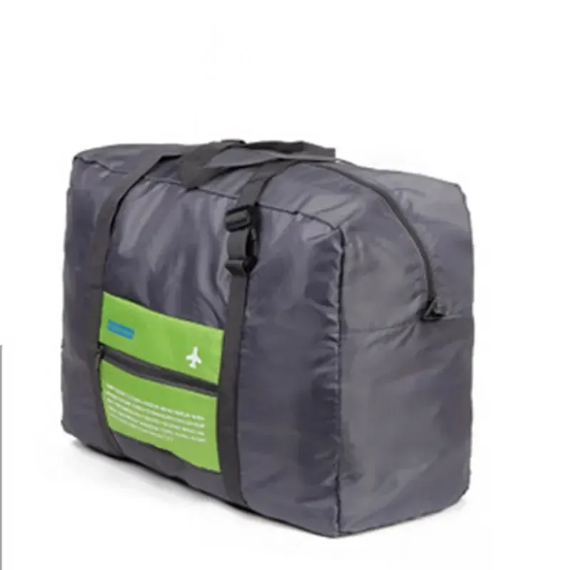 Sac de voyage étanche grande capacité en nylon, pliable, mixte 10