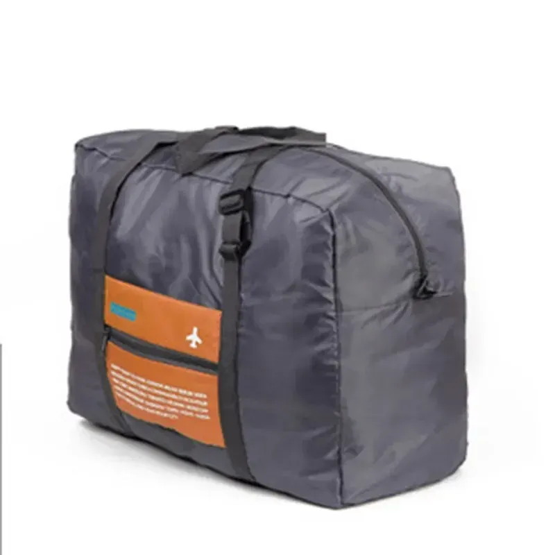 Sac de voyage étanche grande capacité en nylon, pliable, mixte 7