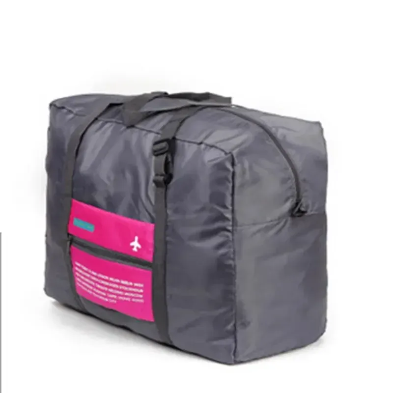 Sac de voyage étanche grande capacité en nylon, pliable, mixte 8