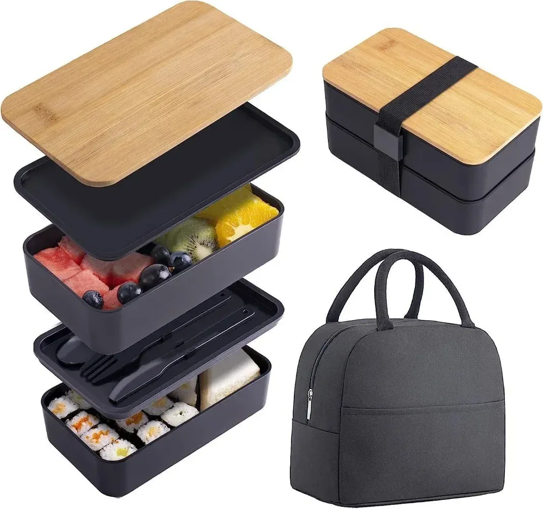 Détail du design de la boîte bento