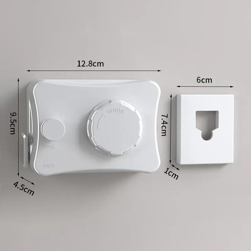 Corde à linge rétractable murale pour intérieur et extérieur, idéale pour camping-car 7