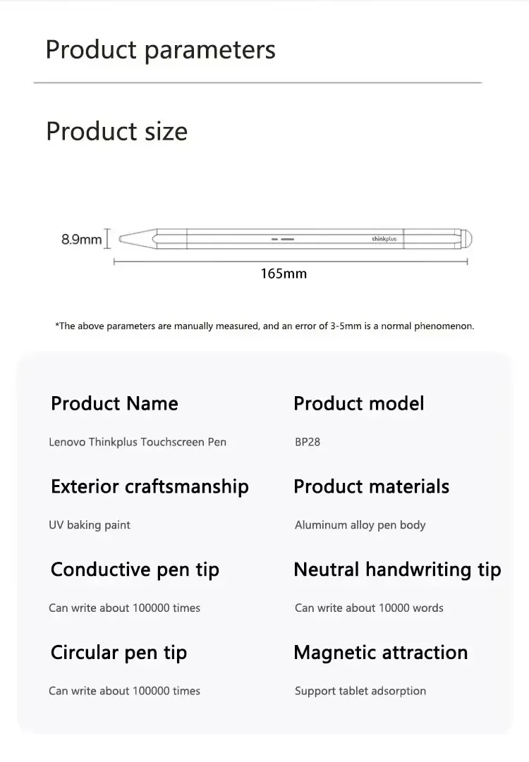 Stylet Lenovo Universa en situation d'utilisation