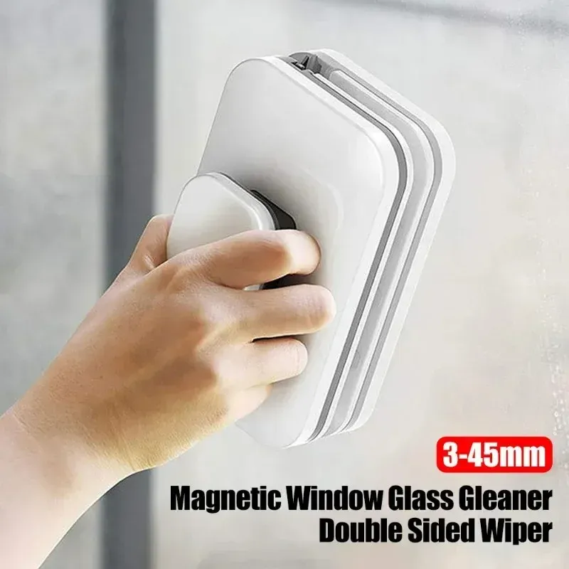 Nettoyeur de vitres magnétique double face pour fenêtres - Image 1