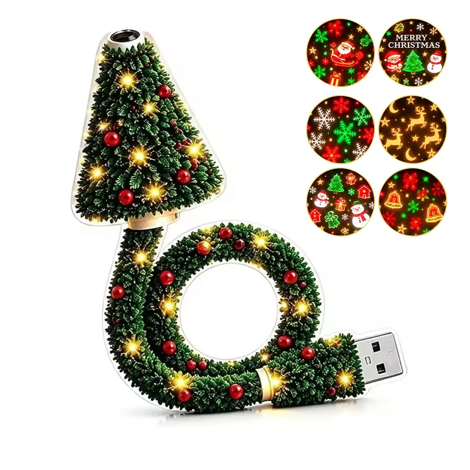 Projecteur galaxie USB 2 en 1 à mise au point manuelle, lampe d'ambiance Saturne pour chambre 21
