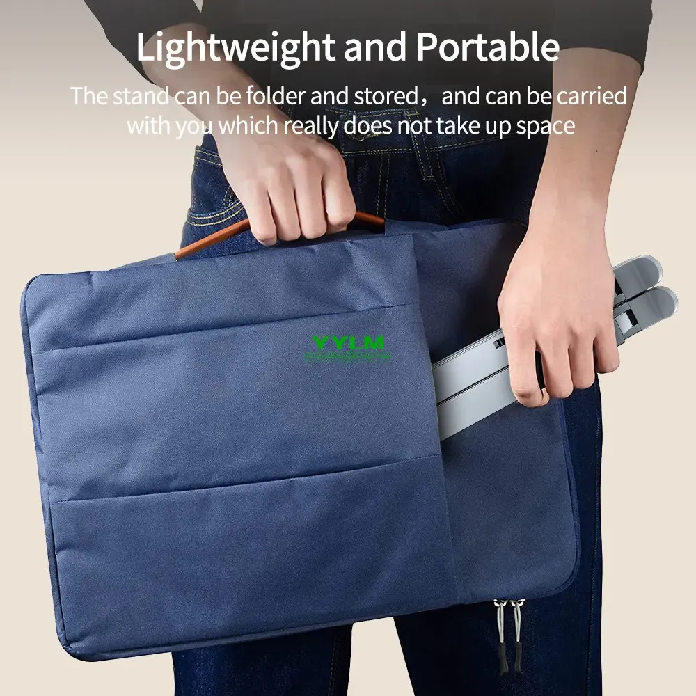 Support pour ordinateur portable en aluminium réglable, pliable et détachable pour MacBook 5