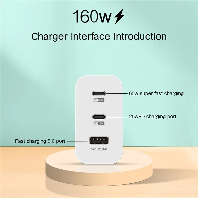 Chargeur USB-C 160 W, dans l'usage quotidien
