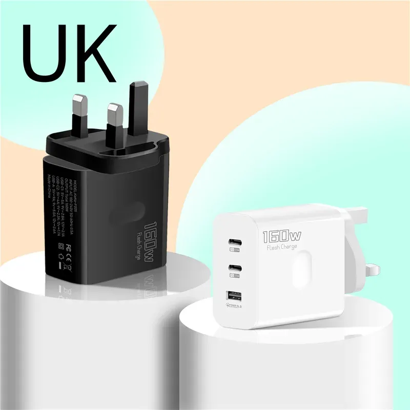 Chargeur USB-C 160 W, ports et connectique
