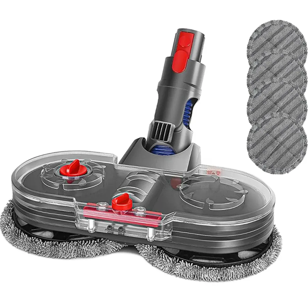 Tête de brosse serpillière électrique avec réservoir d'eau pour aspirateurs Dyson V7, V8, V10 et V11 – Accessoire de remplacement 8