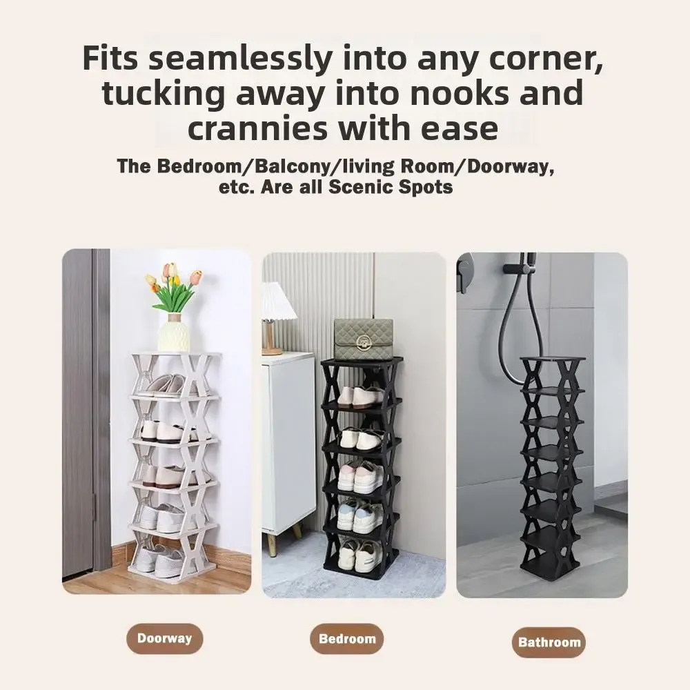 Étagère à chaussures, installation dans un coin