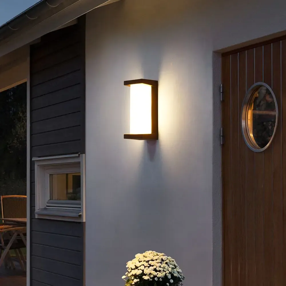 Applique murale LED, mise en scène d'un balcon