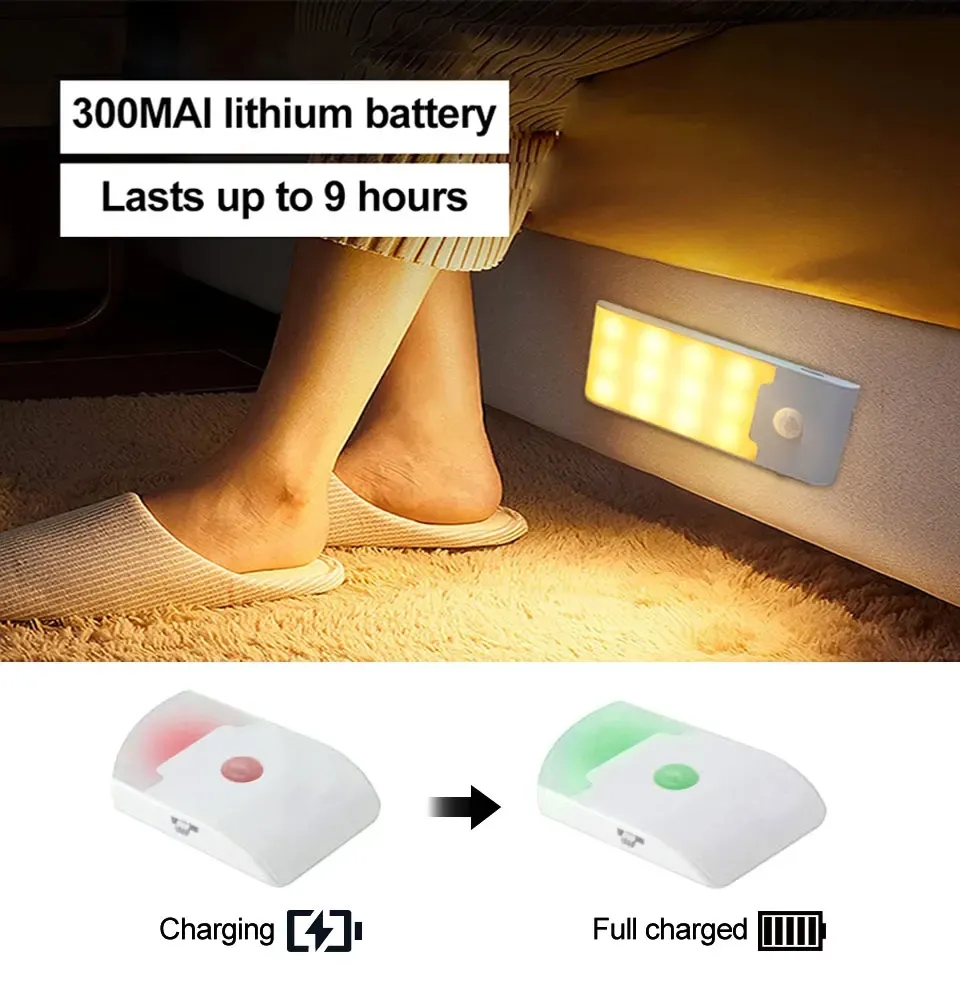 Veilleuse LED discrète dans un espace de vie
