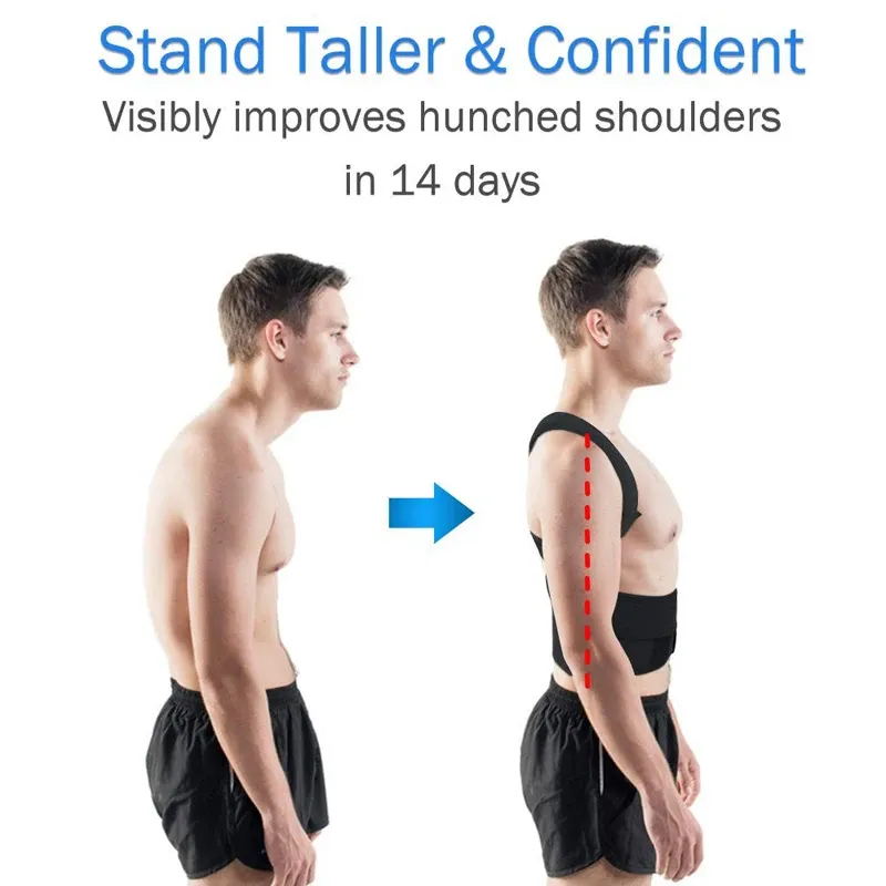 Correcteur de posture pour le dos, ceinture orthopédique réglable 2