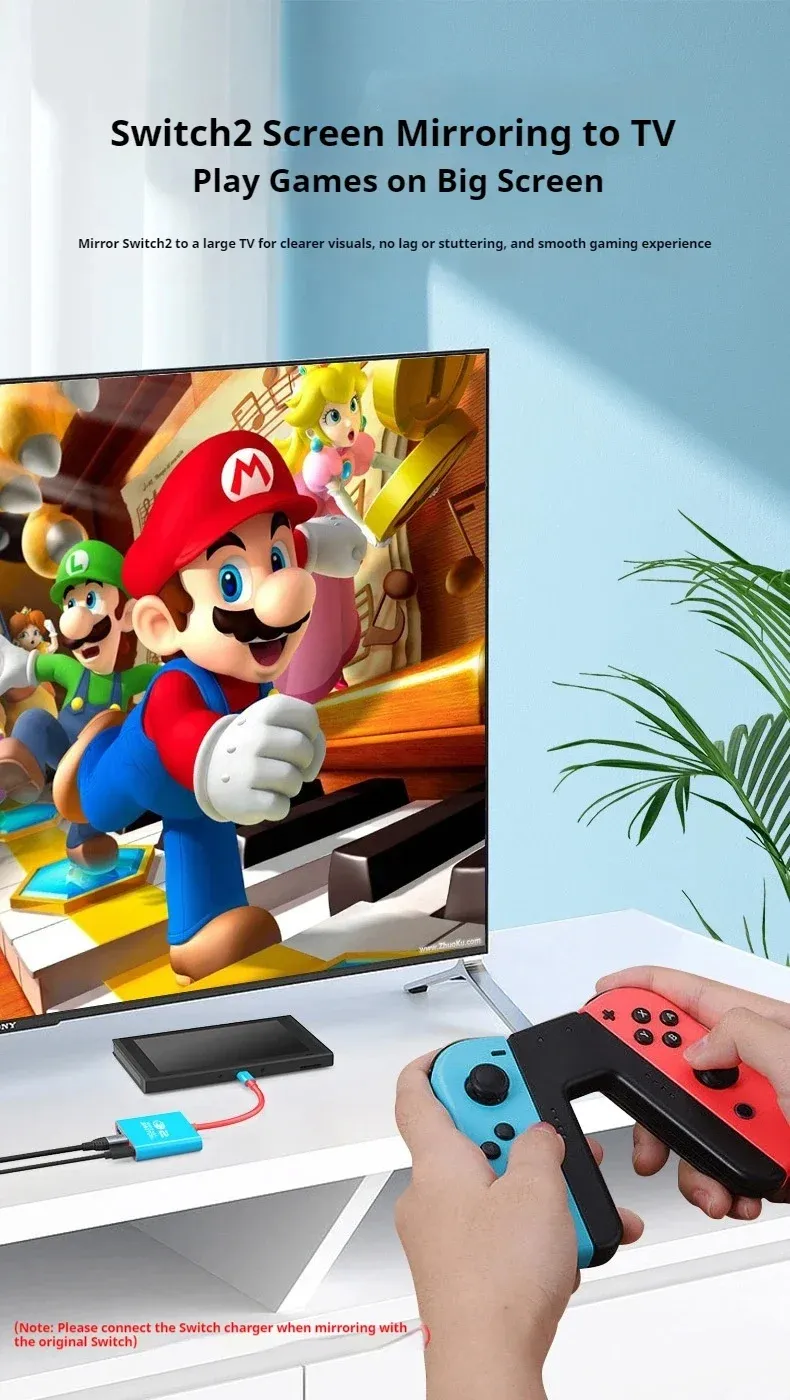 Station d'accueil pour Nintendo Switch 2 en situation